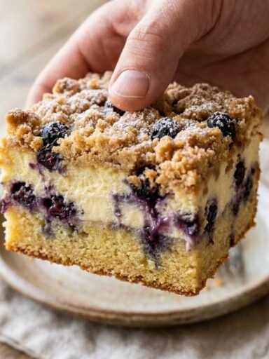 Blueberry Cheesecake Crumb Cake