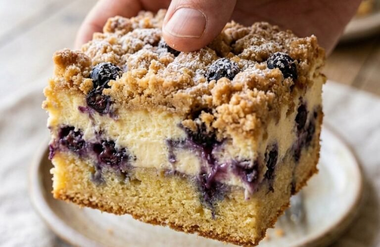 Blueberry Cheesecake Crumb Cake