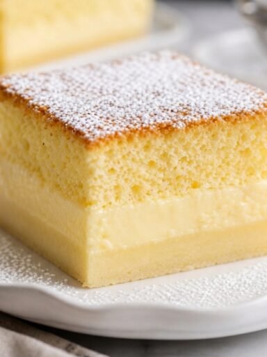Vanilla Magic Custard Cake