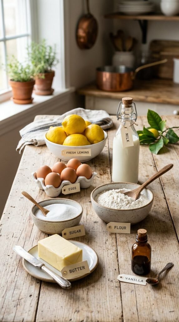 Baby Lemon Impossible Pies