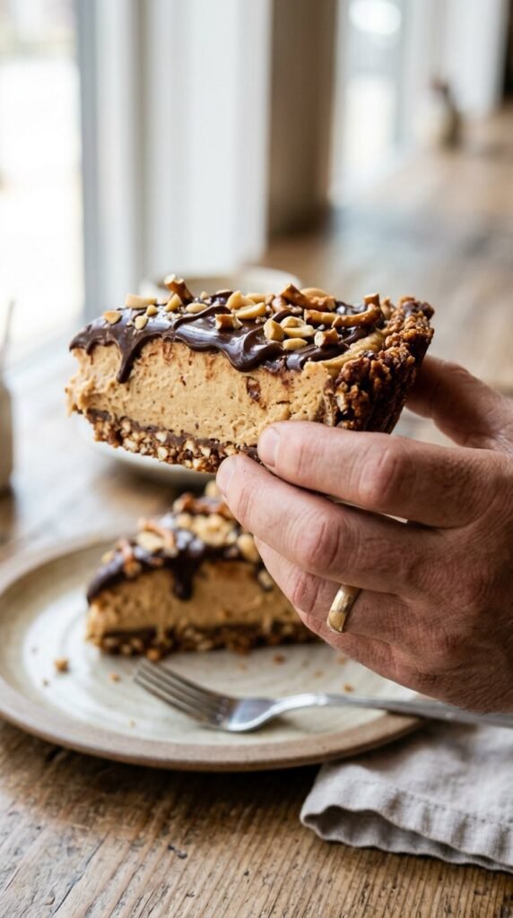 Peanut Butter Pretzel Pie