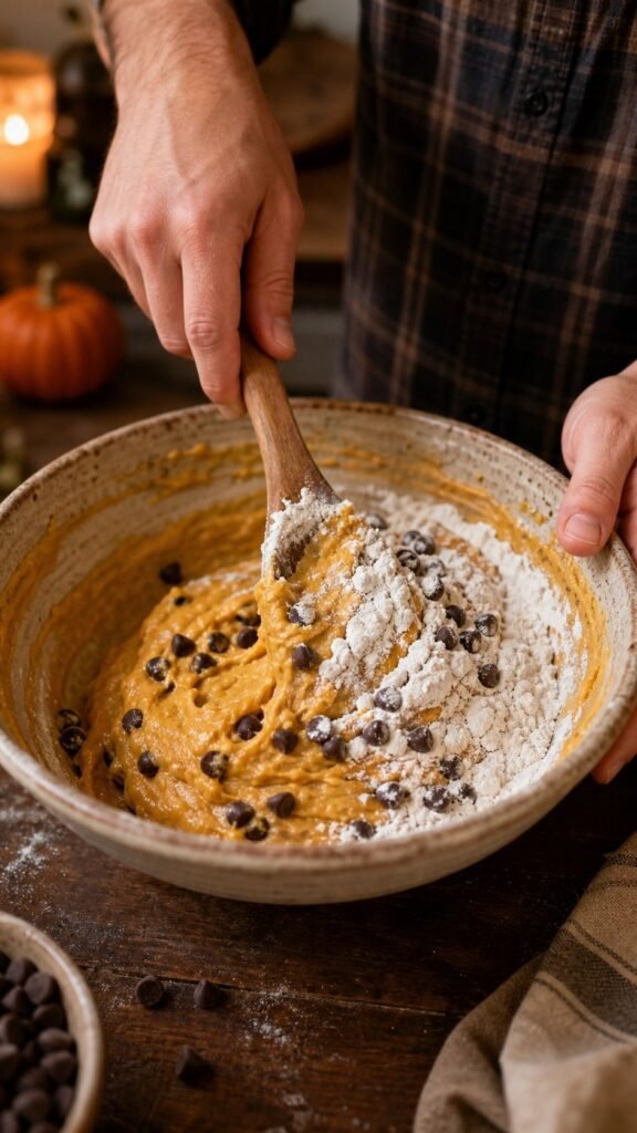 Chocolate Chip Pumpkin Muffins