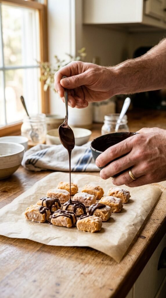 Frozen Peanut Butter Yogurt Bites